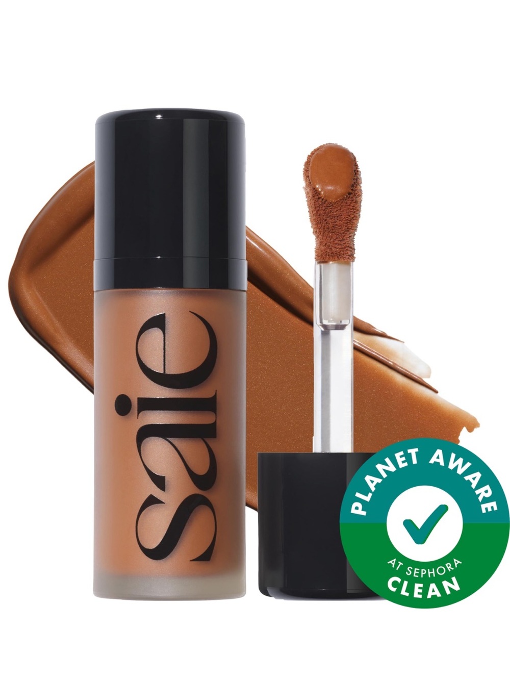 Saie Dew Bronze Soft Focus Sculpting Liquid Bronzer in shade Swim